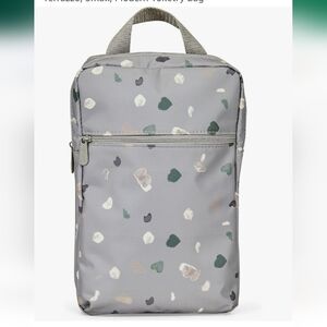 Thirty-One Whisper Grey Terrazzo Toiletry Bag | NWOT